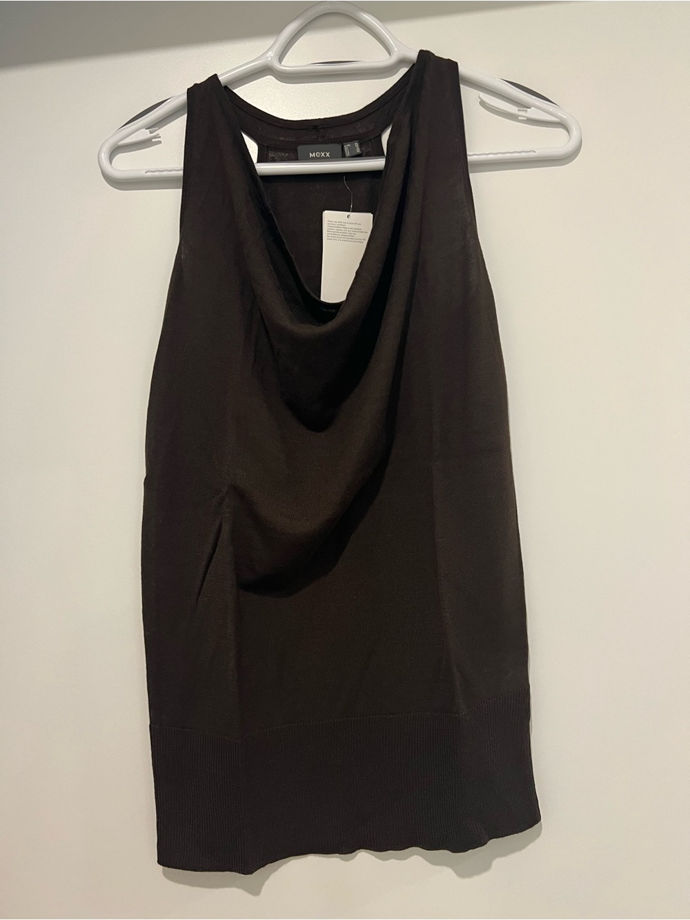 Mexx cowl neck lightweight sweater tank top